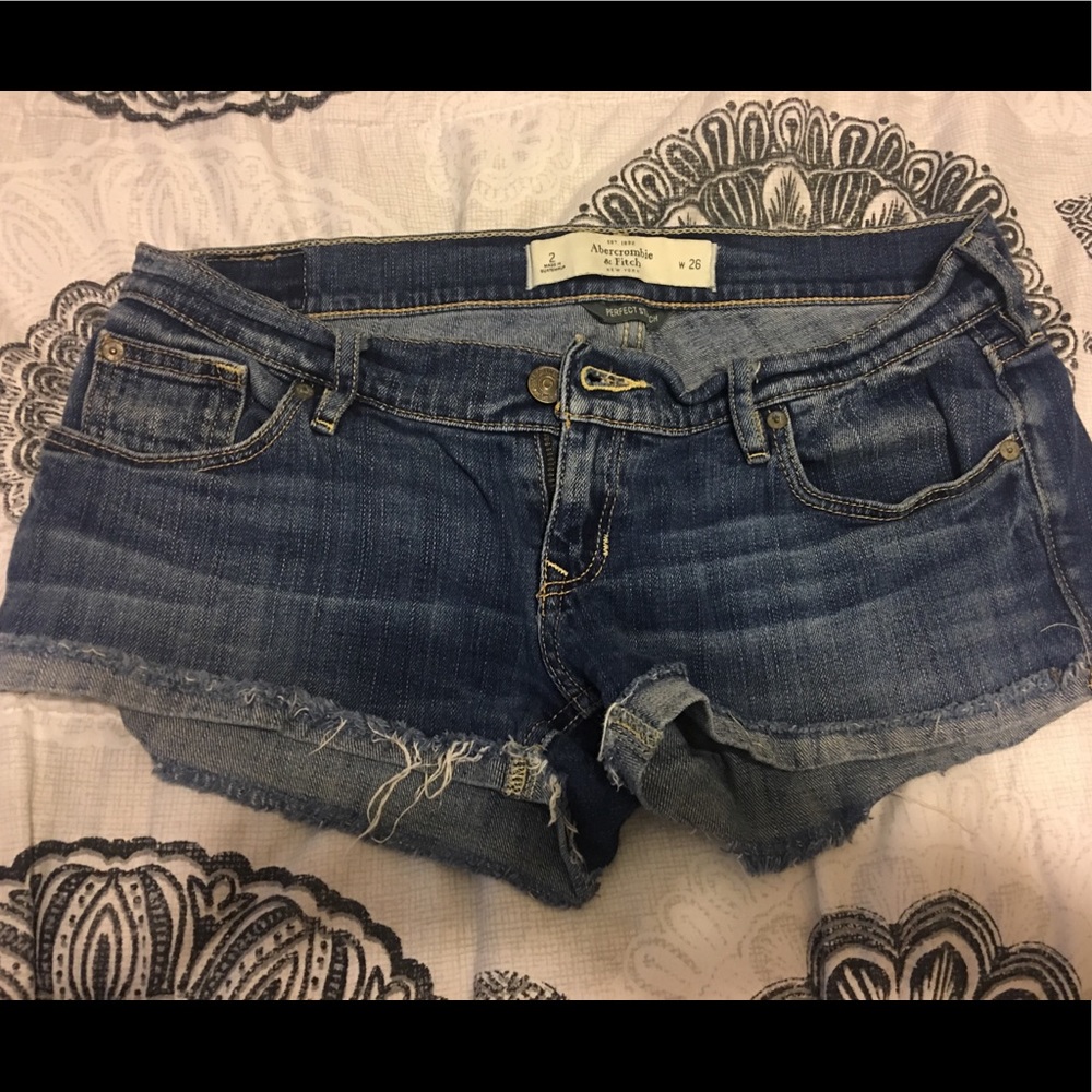 Abercrombie & Fitch jean denim cutoff shorts